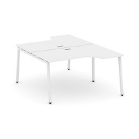 Style Project SN-4A.DRPA-001 (Белый/Белый металл) Рабочая станция эргономичная