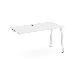 Стайл Проджект SN-4A.OPRS-013 (Белый/Белый металл) Стол приставка к опорным элементам