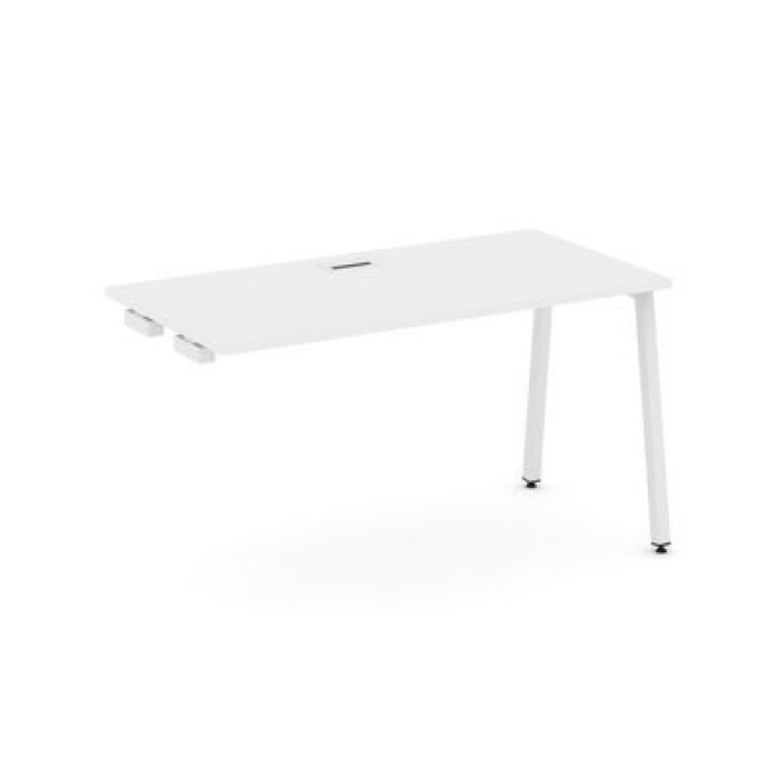 Стайл Проджект SN-4A.OPRS-021 (Белый/Белый металл) Стол приставка к опорным элементам