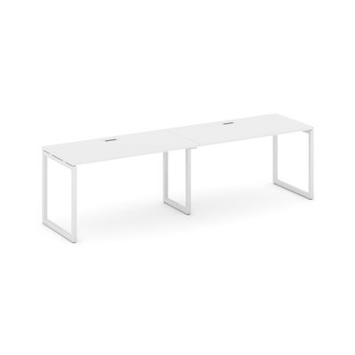 Style Project SN-4O.ORS-013 (Белый/Белый металл) Рабочая станция односторонняя