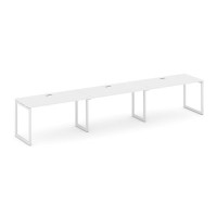 Style Project SN-4O.ORS-031 (Белый/Белый металл) Рабочая станция односторонняя