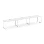 Style Project SN-4O.ORS-033 (Белый/Белый металл) Рабочая станция односторонняя
