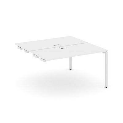 Style Project SN-4P.DPRS-001 (Белый/Белый металл) Стол приставка к опорным элементам