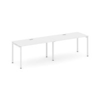 Style Project SN-4P.ORS-001 (Белый/Белый металл) Рабочая станция односторонняя