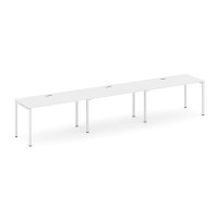 Style Project SN-4P.ORS-041 (Белый/Белый металл) Рабочая станция односторонняя