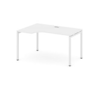 Стайл Проджект SN-4P.SPA-002L (Белый/Белый металл) Стол рабочий эргономичный
