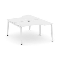 Style Project SN-5A.DRPA-012 (Белый/Белый металл) Рабочая станция эргономичная