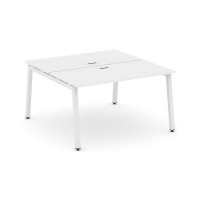 Style Project SN-5A.DRS-013 (Белый/Белый металл) Рабочая станция двухсторонняя