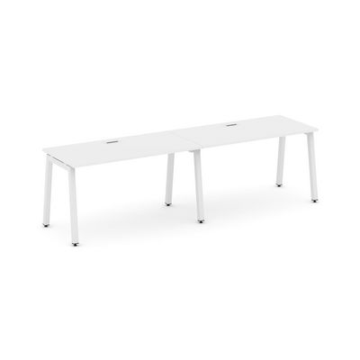 Style Project SN-5A.ORS-002 (Белый/Белый металл) Рабочая станция односторонняя