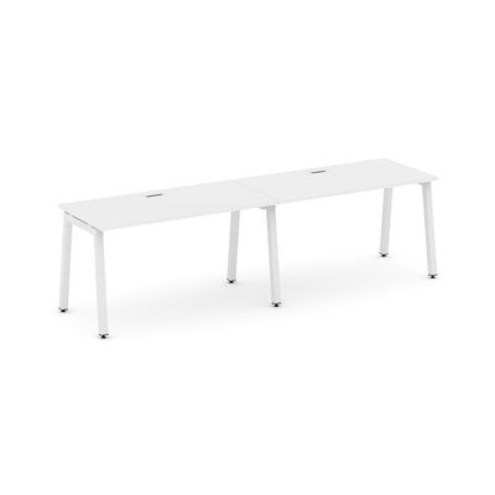 Стайл Проджект SN-5A.ORS-011 (Белый/Белый металл) Рабочая станция односторонняя