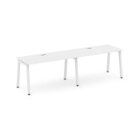 Style Project SN-5A.ORS-024 (Белый/Белый металл) Рабочая станция односторонняя