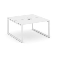 Style Project SN-5O.DRS-003 (Белый/Белый металл) Рабочая станция двухсторонняя