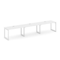 Style Project SN-5O.ORS-041 (Белый/Белый металл) Рабочая станция односторонняя