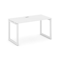 Style Project SN-5O.SP-004 (Белый/Белый металл) Стол письменный