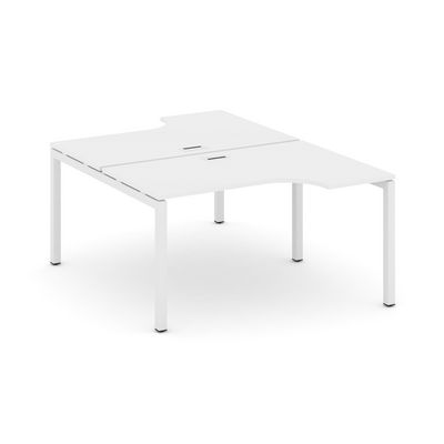 Style Project SN-5P.DRPA-011 (Белый/Белый металл) Рабочая станция эргономичная