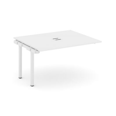 Style Project SN-5P.NSPRG-033 (Белый/Белый металл) Проходной наборный элемент переговорного стола