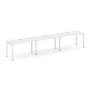 Style Project SN-5P.ORS-034 (Белый/Белый металл) Рабочая станция односторонняя