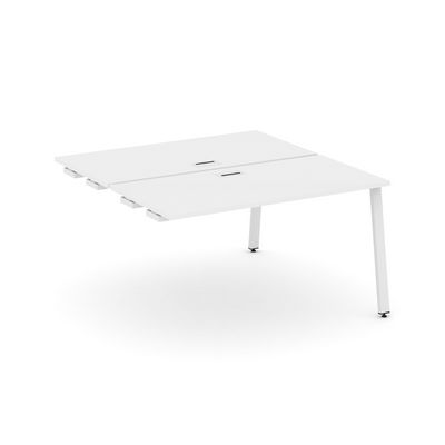 Style Project SN-6A.DPRS-001 (Белый/Белый металл) Стол приставка к опорным элементам