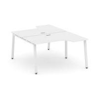 Style Project SN-6A.DRPA-021 (Белый/Белый металл) Рабочая станция эргономичная