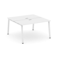 Style Project SN-6A.DRS-002 (Белый/Белый металл) Рабочая станция двухсторонняя