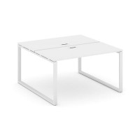 Style Project SN-6O.DRS-001 (Белый/Белый металл) Рабочая станция двухсторонняя