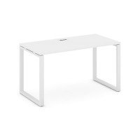 Style Project SN-6O.SP-021 (Белый/Белый металл) Стол письменный