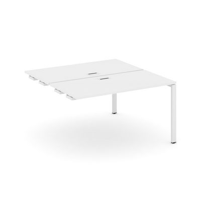 Style Project SN-6P.DPRS-011 (Белый/Белый металл) Стол приставка к опорным элементам