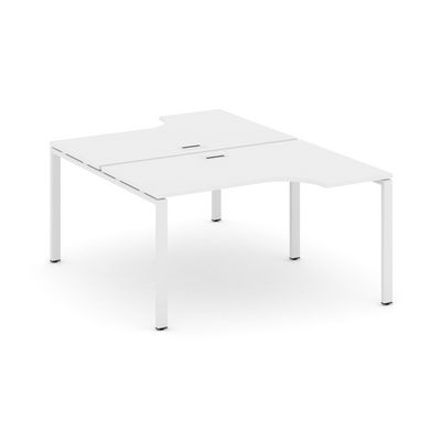 Style Project SN-6P.DRPA-001 (Белый/Белый металл) Рабочая станция эргономичная