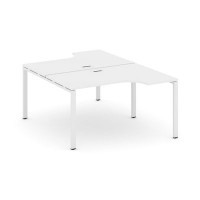 Style Project SN-6P.DRPA-012 (Белый/Белый металл) Рабочая станция эргономичная