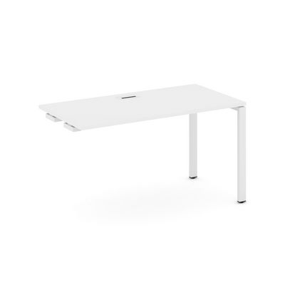 Style Project SN-6P.OPRS-021 (Белый/Белый металл) Стол приставка к опорным элементам