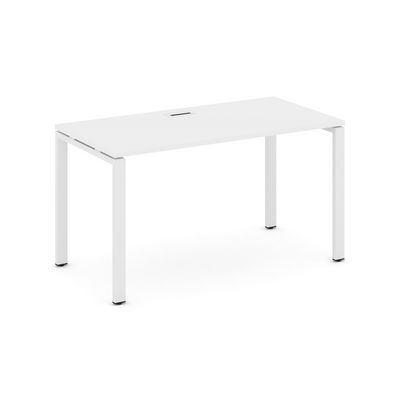 Style Project SN-6P.SP-003 (Белый/Белый металл) Стол письменный