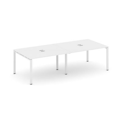 Style Project SN-6P.SPRG-044 (Белый/Белый металл) Стол переговорный