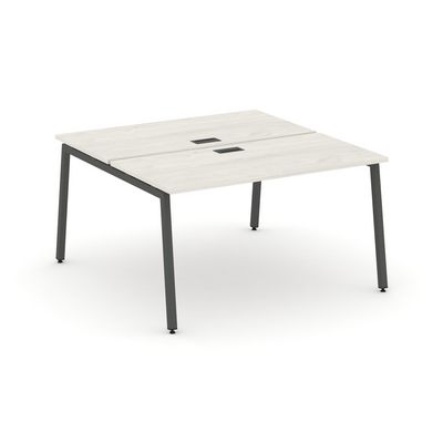 Style Project SN-4A.DRS-014 (Дуб наварра/Антрацит металл) Рабочая станция двухсторонняя