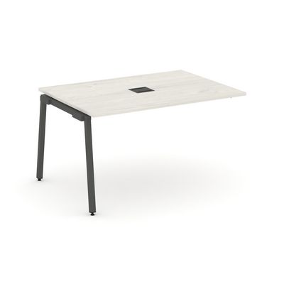 Style Project SN-4A.NSPRG-003 (Дуб наварра/Антрацит металл) Проходной наборный элемент переговорного стола