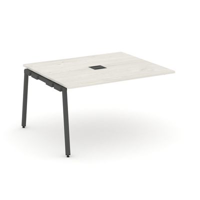 Style Project SN-4A.NSPRG-033 (Дуб наварра/Антрацит металл) Проходной наборный элемент переговорного стола