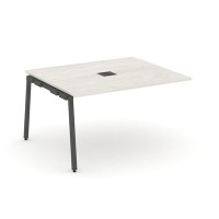 Style Project SN-4A.NSPRG-034 (Дуб наварра/Антрацит металл) Проходной наборный элемент переговорного стола