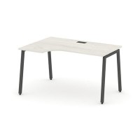 Style Project SN-4A.SPA-022L (Дуб наварра/Антрацит металл) Стол рабочий эргономичный