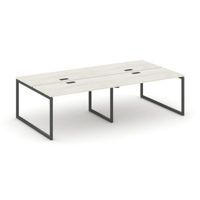 Style Project SN-4O.DRS-044 (Дуб наварра/Антрацит металл) Рабочая станция двухсторонняя