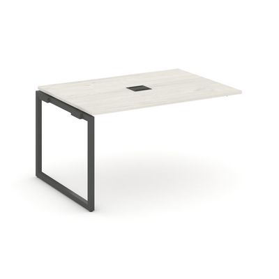 Style Project SN-4O.NSPRG-003 (Дуб наварра/Антрацит металл) Проходной наборный элемент переговорного стола