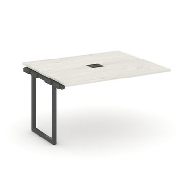 Style Project SN-4O.NSPRG-032 (Дуб наварра/Антрацит металл) Проходной наборный элемент переговорного стола