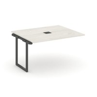 Style Project SN-4O.NSPRG-034 (Дуб наварра/Антрацит металл) Проходной наборный элемент переговорного стола