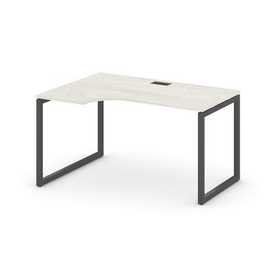 Style Project SN-4O.SPA-001L (Дуб наварра/Антрацит металл) Стол рабочий эргономичный