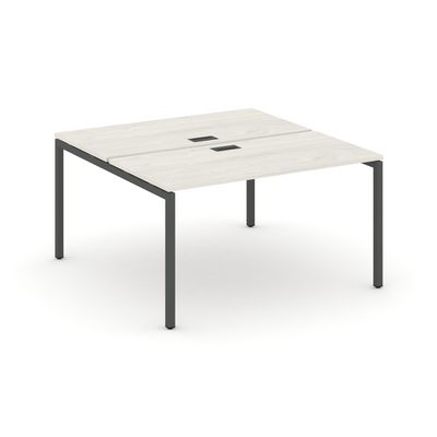 Style Project SN-4P.DRS-023 (Дуб наварра/Антрацит металл) Рабочая станция двухсторонняя