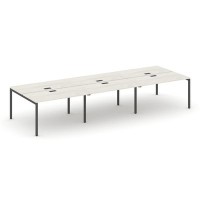 Style Project SN-4P.DRS-062 (Дуб наварра/Антрацит металл) Рабочая станция двухсторонняя