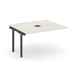 Стайл Проджект SN-4P.NSPRG-032 (Дуб наварра/Антрацит металл) Проходной наборный элемент переговорного стола