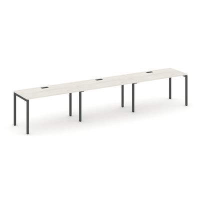 Style Project SN-4P.ORS-043 (Дуб наварра/Антрацит металл) Рабочая станция односторонняя