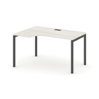 Style Project SN-4P.SPA-002L (Дуб наварра/Антрацит металл) Стол рабочий эргономичный