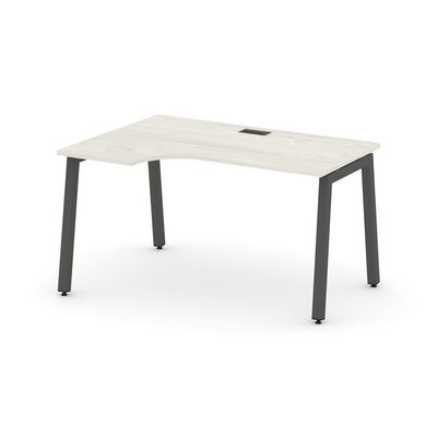 Style Project SN-5A.SPA-001L (Дуб наварра/Антрацит металл) Стол рабочий эргономичный