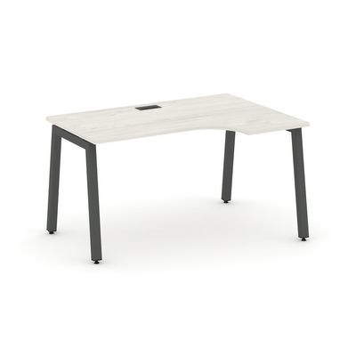 Style Project SN-5A.SPA-001R (Дуб наварра/Антрацит металл) Стол рабочий эргономичный