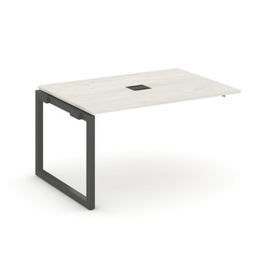 Style Project SN-5O.NSPRG-003 (Дуб наварра/Антрацит металл) Проходной наборный элемент переговорного стола